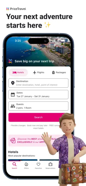 PriceTravel screenshot 1