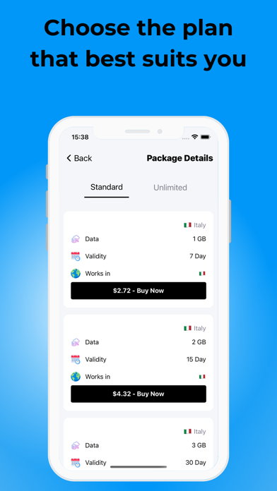 Plex: eSIM Travel & Internet Screenshot
