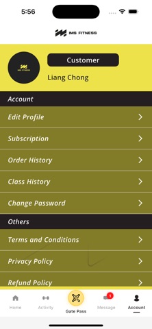 IMS Fitness screenshot