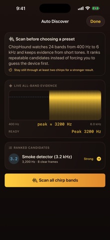 ChirpHound screenshot