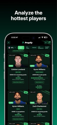 Propify - AI Prop Analysis Screenshot 5 of 7
