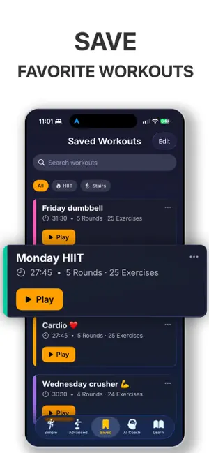 Interval Timer HIIT Workout screenshot 3