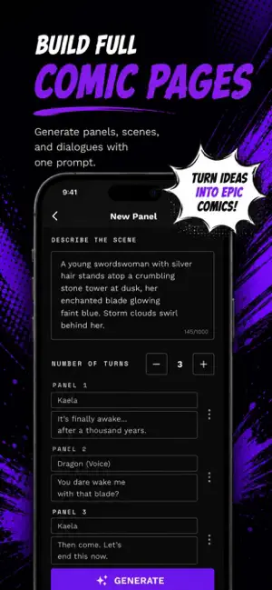 ComicMint - AI Comic Generator screenshot 1