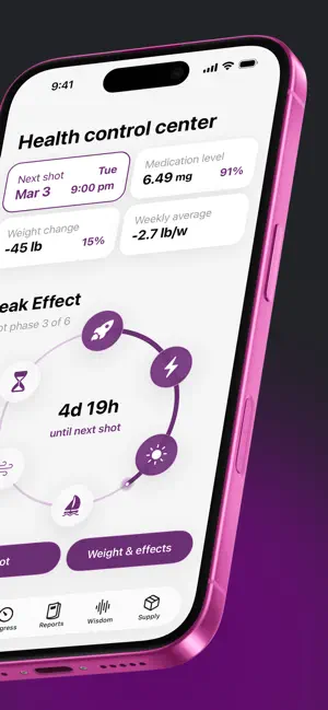 Glapp — Smart GLP-1 Tracker screenshot 2