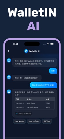 WalletIN: 智能记账与预算管理 screenshot
