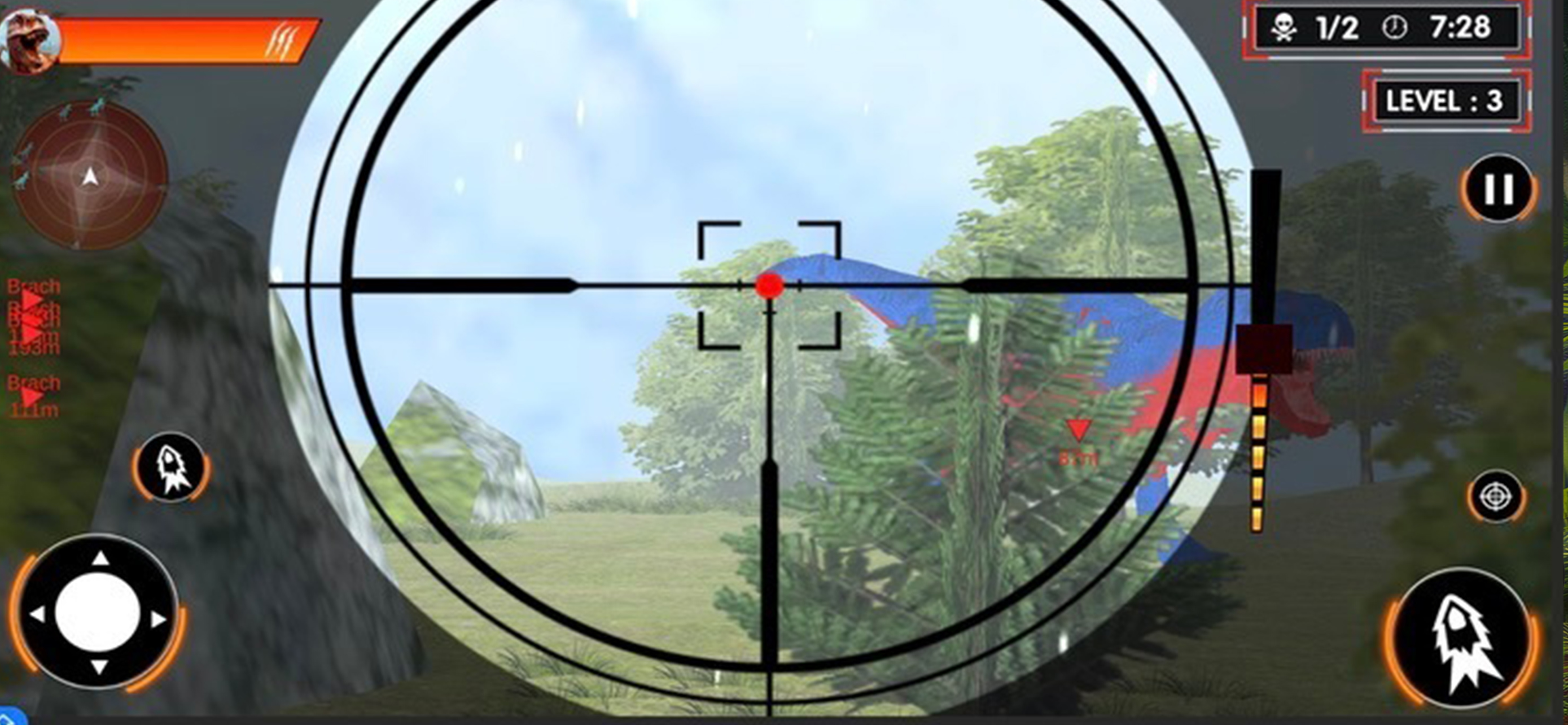 Wild Dino Hunting Gun Games 3d