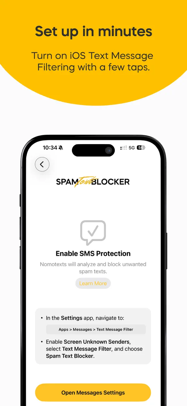 Screenshot #3 pour Spam Text Blocker by Nomorobo