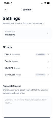 JournAI: Voice Journal Screenshot 4 of 4