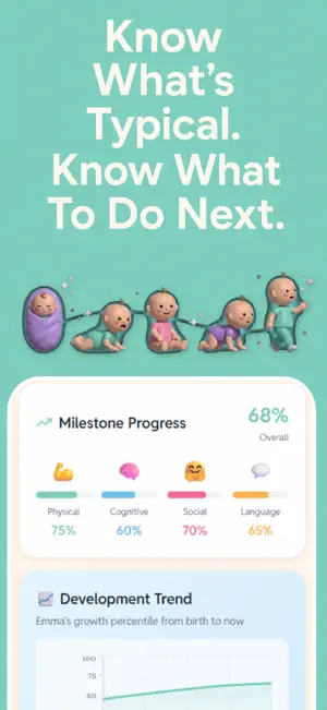 Baby Steps: Milestone Tracker screenshot 1
