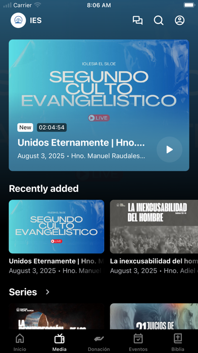Iglesia El Siloe iPhone screenshot 2 - Education app