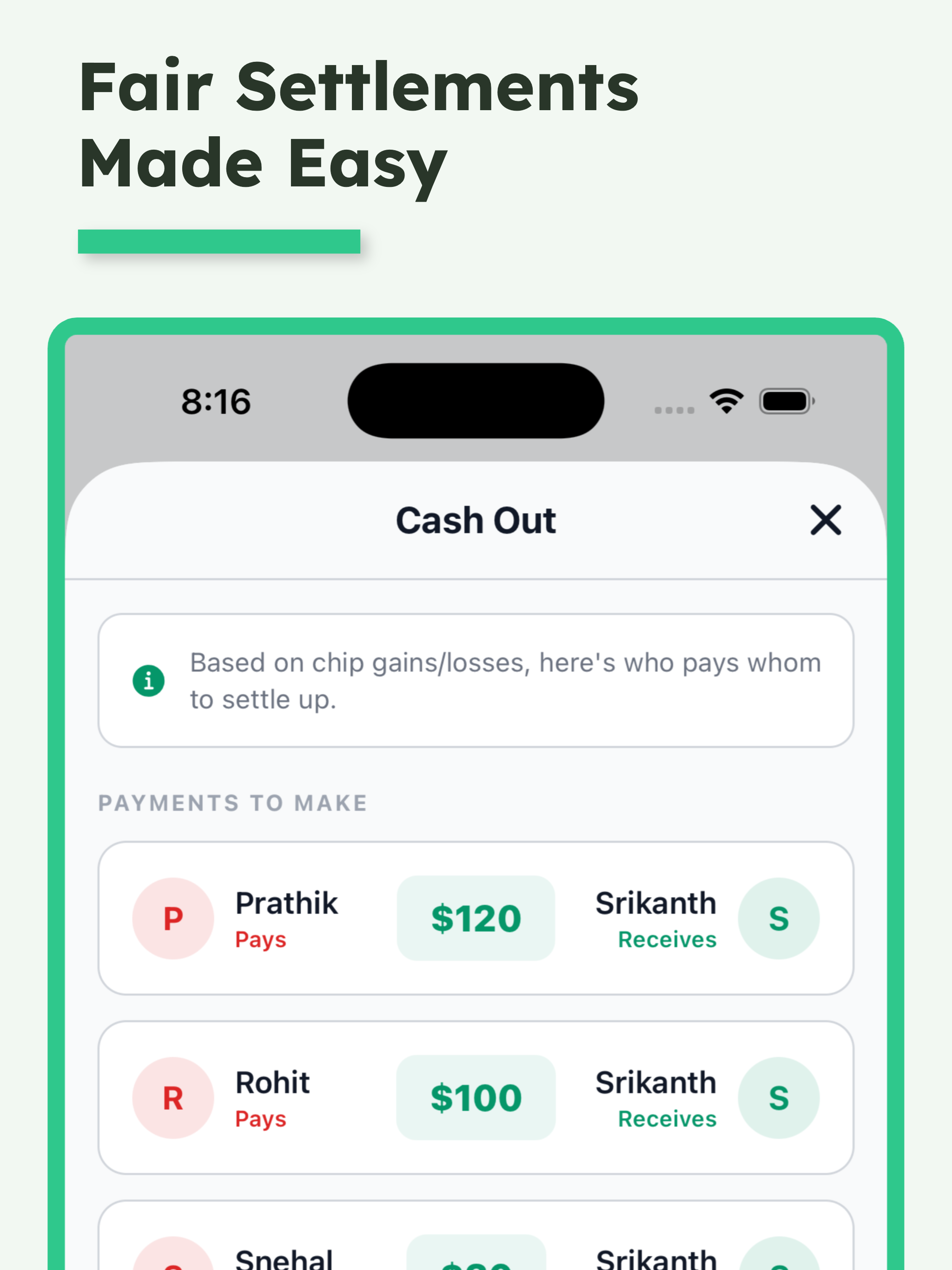 PokerTally - Chip Tracker screenshot 11