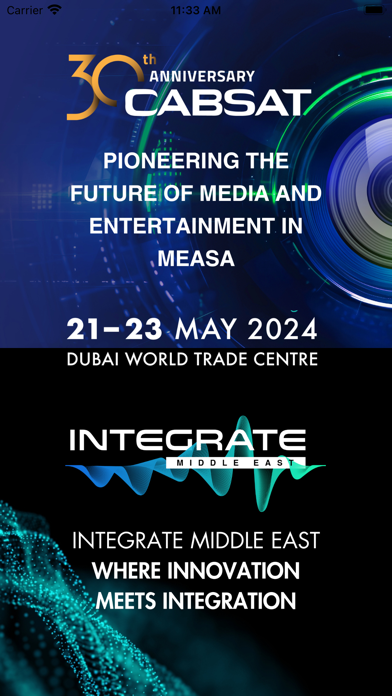 Screenshot #1 pour CABSAT & Integrate Middle East