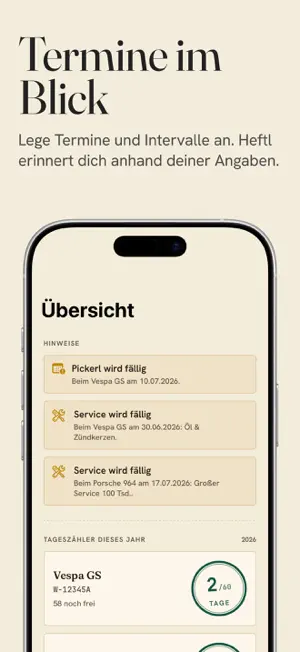 heftl.at: Oldtimer-Fahrtenbuch screenshot 4