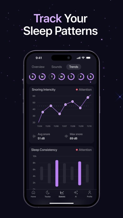 Nighty Night: AI Sleep Tracker Screenshot