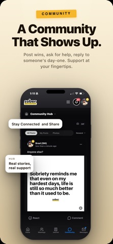 Sober Motivation App Screenshot 2 of 6