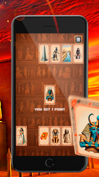 Secrets of Ra cards Screenshot