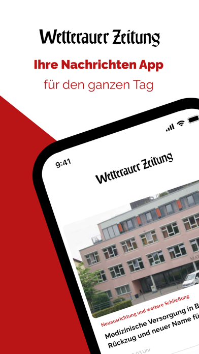 Wetterauer Zeitung News Screenshot