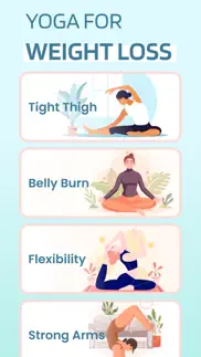yoga for weight loss & fitness iphone screenshot 1