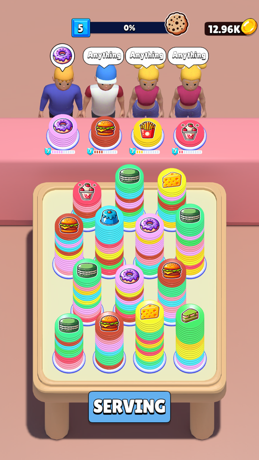 #5. Takeout Sort (iOS) De: 彬 李