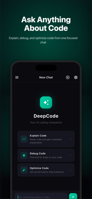 DeepCode: Code with AI Screenshot 2 of 3