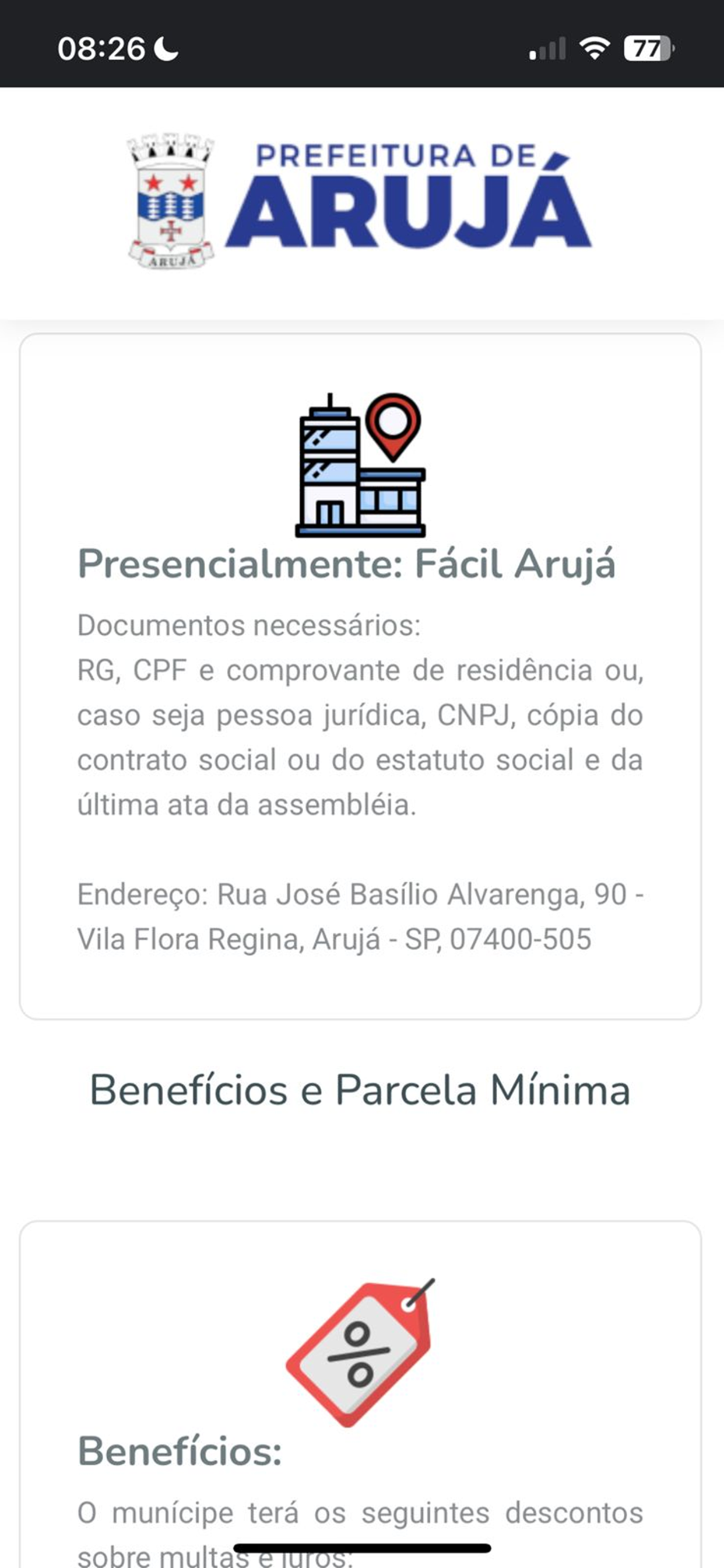 REFIS - ARUJÁ