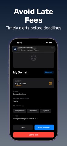 DueGuard screenshot