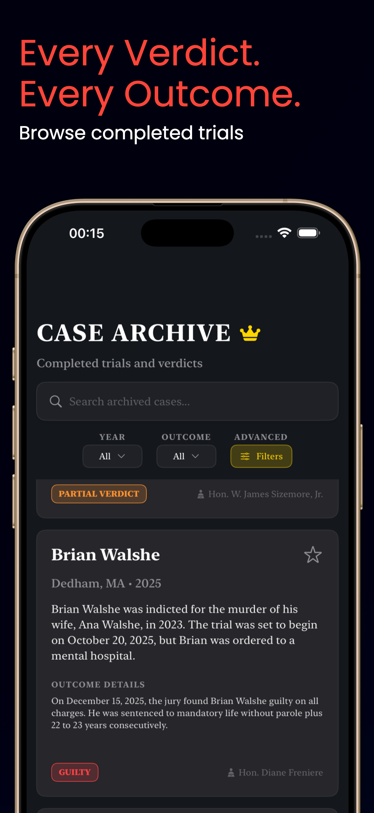 Docket Watch – Court Trials