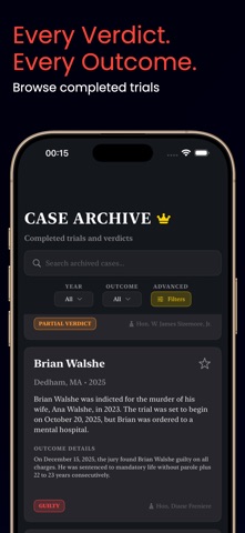 Docket Watch – Court Trials screenshot