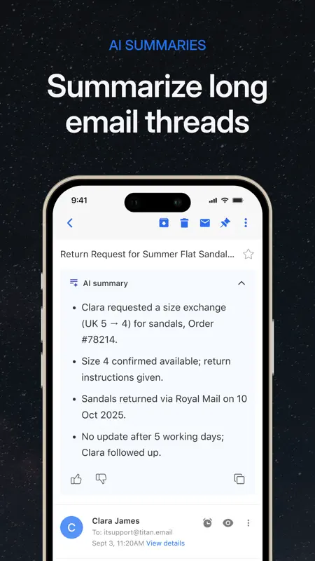 Titan Email: Contacts,Calendar screenshot 6 of 10