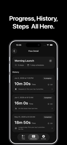 StepCue iPhone screenshot