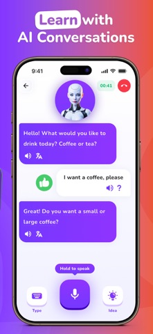 ENGO AI English Speaking Tutor iPhone screenshot