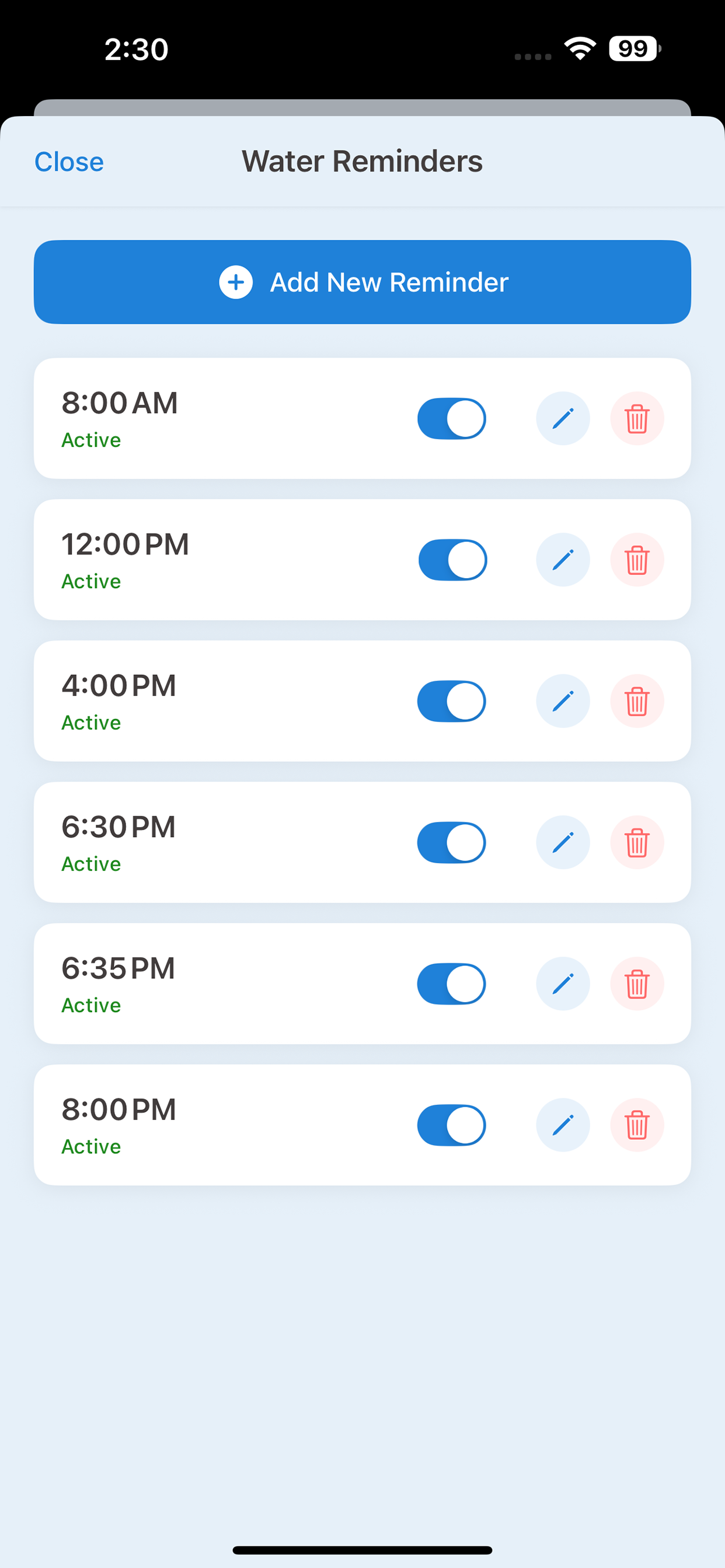 Water Reminder Tracker screenshot 3