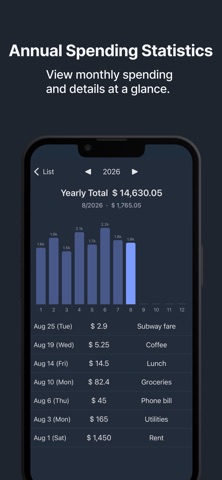 SpendMon - Expense Tracker Screenshot 3 of 6