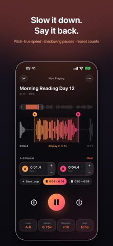 LoopListen: A-B Loop Player screenshot 3