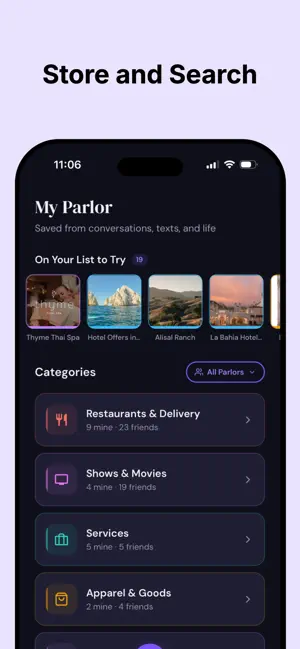 Parlor - Recs from Friends screenshot 2