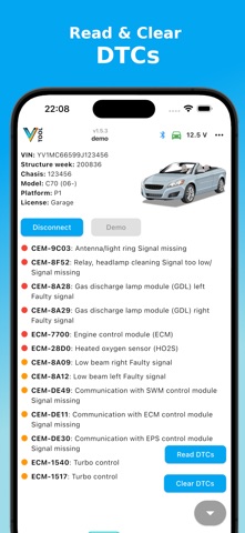 V-Tool OBD Scanner screenshot