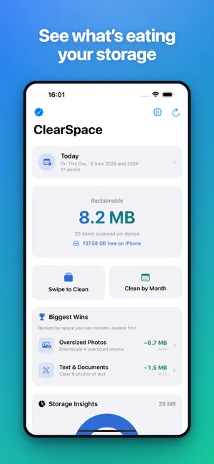 ClearSpace: Photo Cleaner screenshot 2