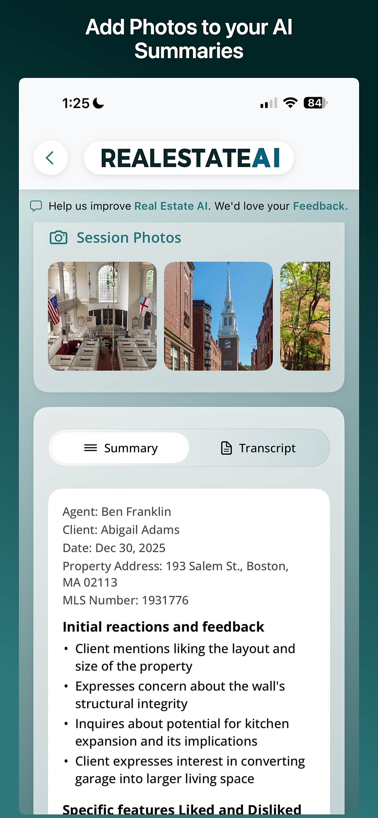 RealEstateAI: Notes & Meetings screenshot 2