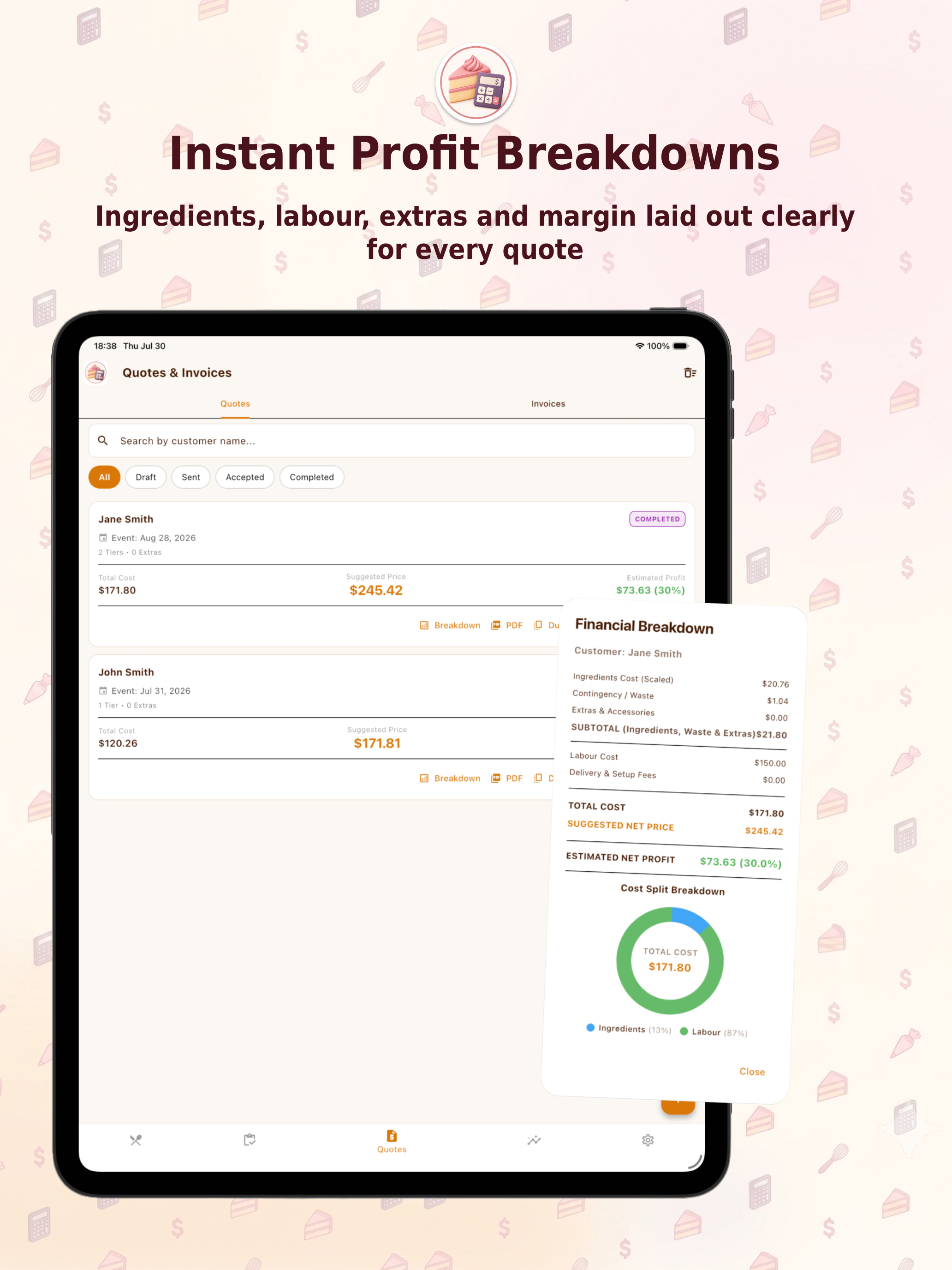 Price My Cake: Cake Costing screenshot 12