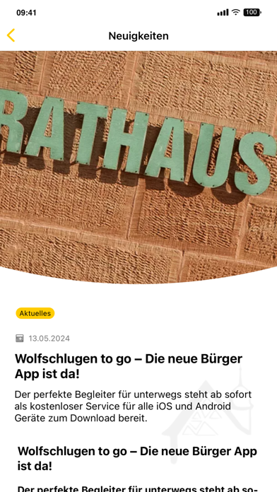 Gemeinde Wolfschlugen Screenshot