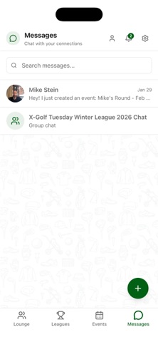 Golfer by Tournamatch iPhone screenshot