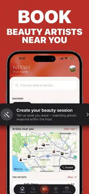 Neesh: Book Beauty Artists screenshot 1