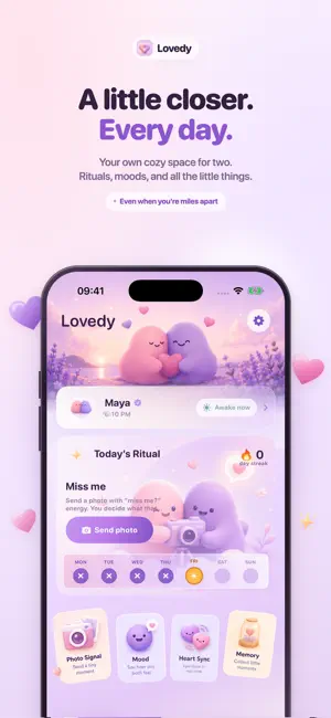 Lovedy: Couples & Widgets screenshot 1