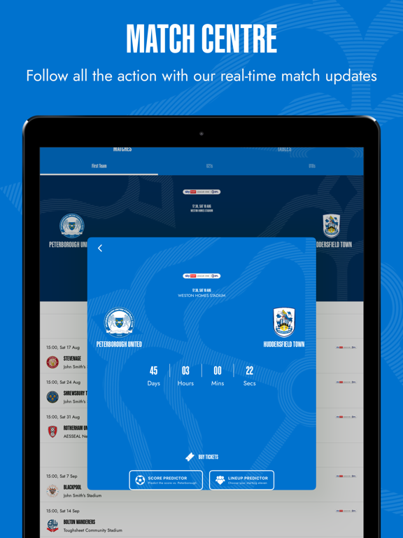 Huddersfield Town AFC iPad screenshot 6 - Sports app