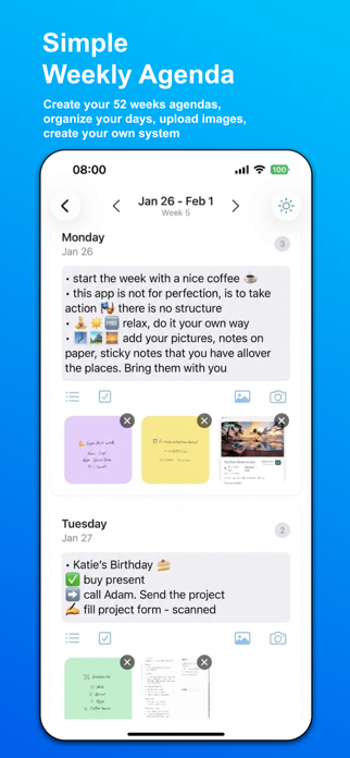 WeekPad Screenshot 1 of 7