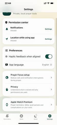 Prayer Companion: Qibla Screenshot 7 of 9