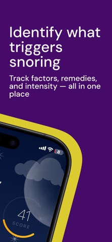 Snore recorder app - Snorely iPhone screenshot