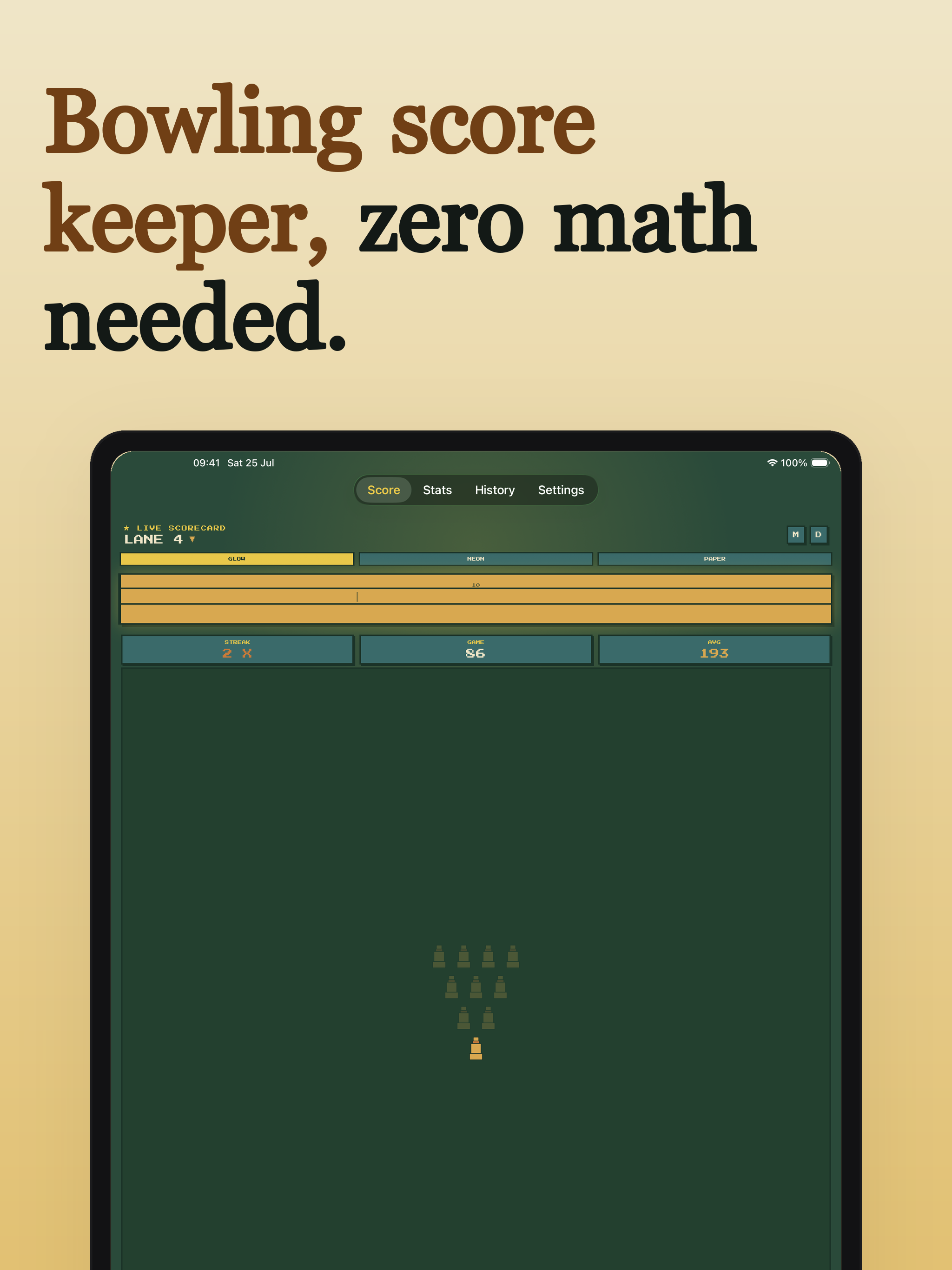 Pinline: Bowling Score Keeper screenshot 5
