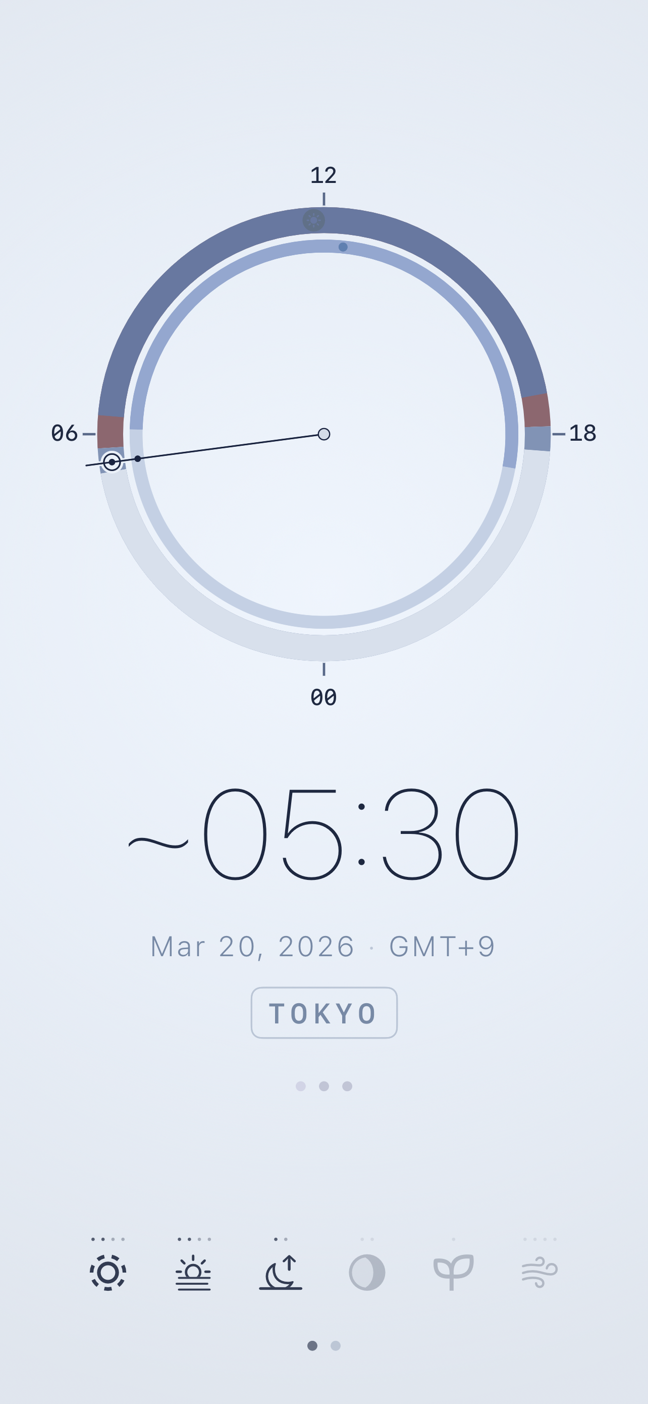 Sloww: Sun & Moon Phase Clock screenshot 5