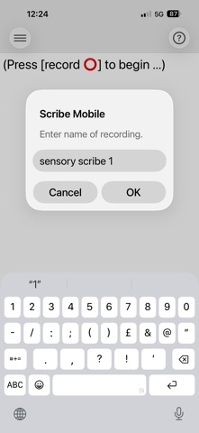 Sensory Scribe Screenshot 4 of 9